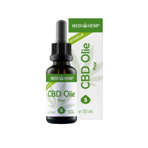 cbd olie puur 5% 30 ml wedihemp